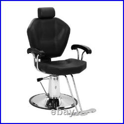 Heavy Duty Hydraulic Reclining Barber Chair 360 Degree Swivel for Hair Cutting