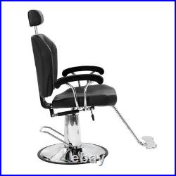 Heavy Duty Hydraulic Reclining Barber Chair 360 Degree Swivel for Hair Cutting