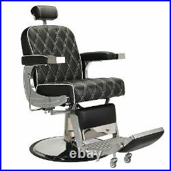 Heavy Duty Hydraulic Reclining Barber Chair 360 Swivel Salon Beauty Equipment