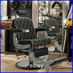 Heavy Duty Hydraulic Reclining Barber Chair 360 Swivel Salon Beauty Equipment