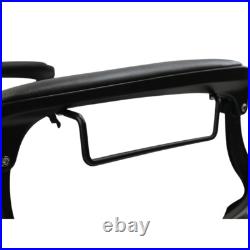Heavy Duty Hydraulic Reclining Barber Chair Black Tufted New