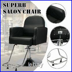 Heavy-Duty Hydraulic Reclining Barber Chair Salon Beauty Styling Spa Equipment