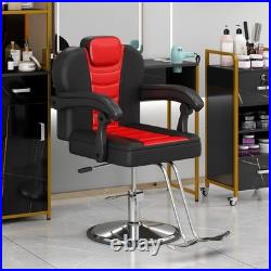 Heavy Duty Hydraulic Reclining Barber Chair Salon Chair Hair Stylist Chair 330lb Heavy Duty Hydraulic Reclining Barber Chair Salon Chair Hair Stylist Chair 330lb