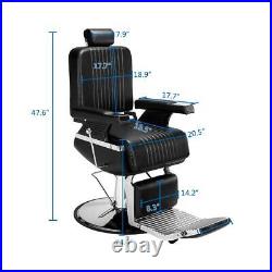 Heavy Duty Hydraulic Salon Barber Chair Recliner All Purpose Styling Adjustment