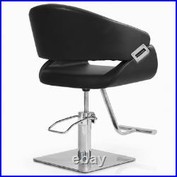 Heavy Duty Hydraulic Salon Styling Chair Barber Beauty Spa (Black) Heavy Duty Hydraulic Salon Styling Chair Barber Beauty Spa (Black)