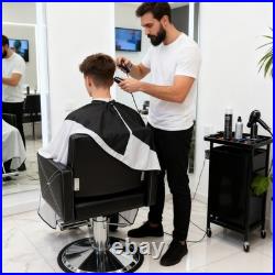 Heavy-Duty Hydraulic Salon Styling Chair Durable Barber Chair with 21 Seat