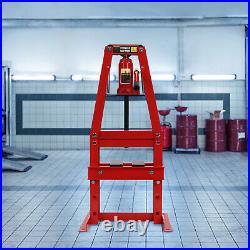 Heavy Duty Hydraulic Shop Press Floor Shop Equipment 6 Ton Jack Stand Height Adj