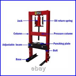Heavy Duty Hydraulic Shop Press Jack Stand 6T Hydraulic Jack for Bearing Press Heavy Duty Hydraulic Shop Press Jack Stand 6T Hydraulic Jack for Bearing Press