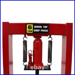 Heavy Duty Hydraulic Shop Press Jack Stand 6T Hydraulic Jack for Bearing Press