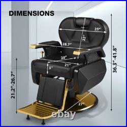 Heavy Duty Hydraulic Stylist Barber Chair Recline Salon Beauty Spa Hair Styling Heavy Duty Hydraulic Stylist Barber Chair Recline Salon Beauty Spa Hair Styling