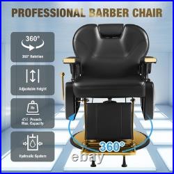Heavy Duty Hydraulic Stylist Barber Chair Recline Salon Beauty Spa Hair Styling Heavy Duty Hydraulic Stylist Barber Chair Recline Salon Beauty Spa Hair Styling