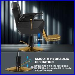 Heavy Duty Hydraulic Stylist Barber Chair Recline Salon Beauty Spa Hair Styling Heavy Duty Hydraulic Stylist Barber Chair Recline Salon Beauty Spa Hair Styling