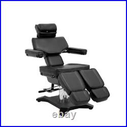 Heavy Duty Hydraulic Tattoo Client Bed Adjustable Black Reclining Chair Tattoo