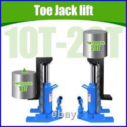 Heavy-Duty Hydraulic Toe Jack Lift with Detachable Handle Portable Car Jack Heavy-Duty Hydraulic Toe Jack Lift with Detachable Handle Portable Car Jack