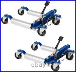 Heavy Duty Hydraulic Vehicle Dolly Cart 3000lb Capacity with 360° Swivel Casters Heavy Duty Hydraulic Vehicle Dolly Cart 3000lb Capacity with 360° Swivel Casters