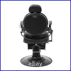 Heavy Duty Metal Retro Barber Chair All Purpose Hydraulic Recline Salon Chair US