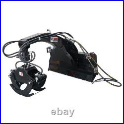 Heavy Duty Mini Skid Steer Log Grapple Hydraulic 180 Rotate Quick Loader Attach Heavy Duty Mini Skid Steer Log Grapple Hydraulic 180 Rotate Quick Loader Attach