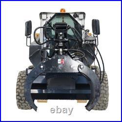 Heavy Duty Mini Skid Steer Log Grapple Hydraulic 180 Rotate Quick Loader Attach Heavy Duty Mini Skid Steer Log Grapple Hydraulic 180 Rotate Quick Loader Attach