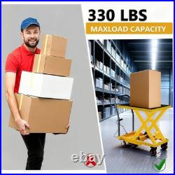 Heavy Duty Mobile 330 / 500 / 1100 Lbs Single Scissor Hydraulic Lift Table Cart Heavy Duty Mobile 330 / 500 / 1100 Lbs Single Scissor Hydraulic Lift Table Cart