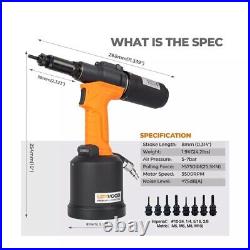 Heavy Duty Pneumatic Hydraulic Rivet Nut Tool, HPS6312 air Riveter Automatic Gf2
