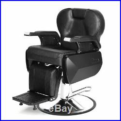 Heavy Duty Recline Barber Chair Hydraulic Salon Beauty All Purpose Equipment