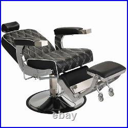 Heavy Duty Recline Hydraulic Barber Chair All Purpose Salon Beauty Equipment