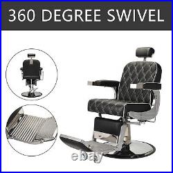 Heavy Duty Recline Hydraulic Barber Chair All Purpose Salon Beauty Equipment