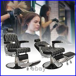Heavy Duty Recline Hydraulic Barber Chair All Purpose Salon Beauty Equipment