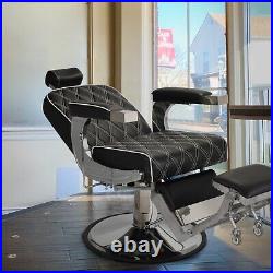 Heavy Duty Recline Hydraulic Barber Chair All Purpose Salon Beauty Equipment