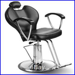 Heavy Duty Recline Hydraulic Barber Chairs Floor Salon Beauty Spa Shampoo
