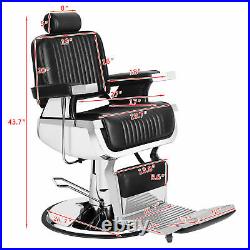 Heavy Duty Recliner Hydraulic Barber Chair Tattoo Salon Spa Beauty Equipment