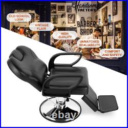 Heavy Duty Reclining Hydraulic Barber Chair All Purpose Salon Beauty Spa Styling