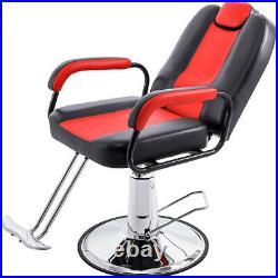Heavy Duty Reclining Hydraulic Barber Chair All Purpose Salon Beauty Spa Styling