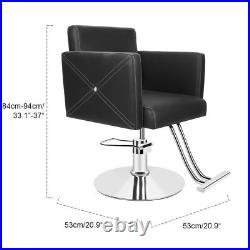 Heavy Duty Reclining Hydraulic Barber Chair All Purpose Salon Beauty Spa Styling