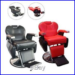 Heavy Duty Reclining Hydraulic Barber Chair Shampoo All Purpose Haircut Beauty