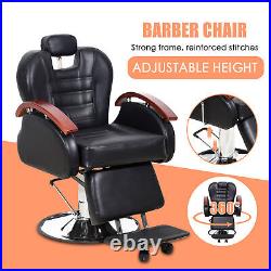 Heavy Duty Reclining Salon Chair All Purpose Hydraulic Chair for Barber