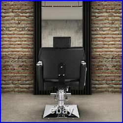 Heavy Duty Reclining Swivel Barber Chair with Hydraulic Pump for Beauty Hair Salon