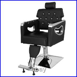Heavy Duty Reclining Swivel Barber Chair with Hydraulic Pump for Beauty Hair Salon
