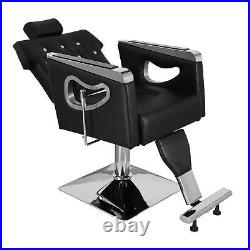 Heavy Duty Reclining Swivel Barber Chair with Hydraulic Pump for Beauty Hair Salon