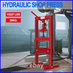 Heavy Duty Shop Press Floor H Frame Manual Press Hydraulic Jack Stand Equipment
