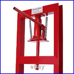 Heavy Duty Shop Press Floor H Frame Manual Press Hydraulic Jack Stand Equipment