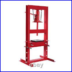 Heavy Duty Shop Press Floor H Frame Manual Press Hydraulic Jack Stand Equipment
