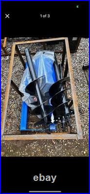 Heavy Duty Skid Steer Hydraulic Auger Attachment Post Hole Digger 6''&12''&14'