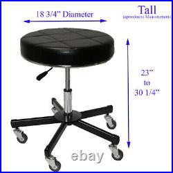 Heavy Duty Stool Oversized Seat 400lbs Weight Capacity Chair Salon Furniture