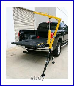 Heavy Duty Swivel Adjustable Portable Hydraulic Receiver Hitch Mounted Crane