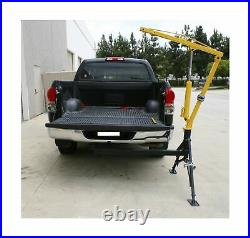 Heavy Duty Swivel Adjustable Portable Hydraulic Receiver Hitch Mounted Crane