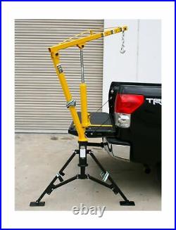 Heavy Duty Swivel Adjustable Portable Hydraulic Receiver Hitch Mounted Crane