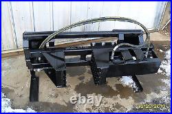 Heavy Duty Tree and post puller for skid steer, hydraulic