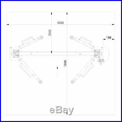 Heavy Duty Two Post L1400L Auto Lift 14,000 lb. Capacity Car Vehicle Lift! 220V
