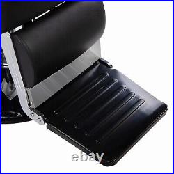 Heavy Duty Versatile Hydraulic Recline Barber Chair, Stylist Salon Spa Equipment